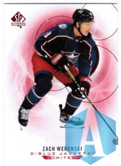 2020-21 SP Authentic Base Limited Red #88 Zach Werenski - Columbus Blue Jackets